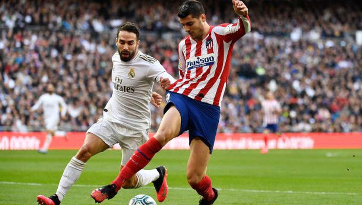 Álvaro Morata fue titular y fue reemplazado a los 50' por Thomas Lemar. (Foto: AFP)