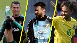 Rusia 2018: Messi, Cristiano y Neymar, los futbolistas mejores pagados que jugarán el Mundial