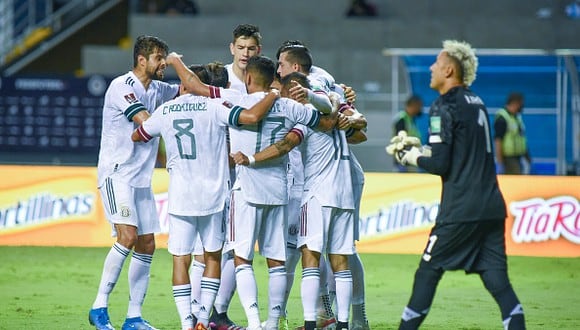 México vs. Costa Rica se vieron las caras este domingo por las Eliminatorias a Qatar 2022 (Foto: Getty Images).