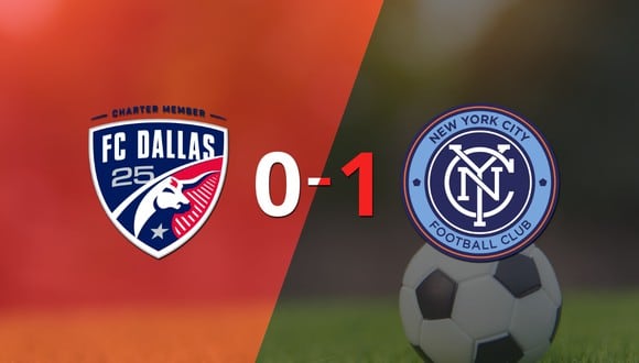 New York City FC derrotó a FC Dallas 1 a 0