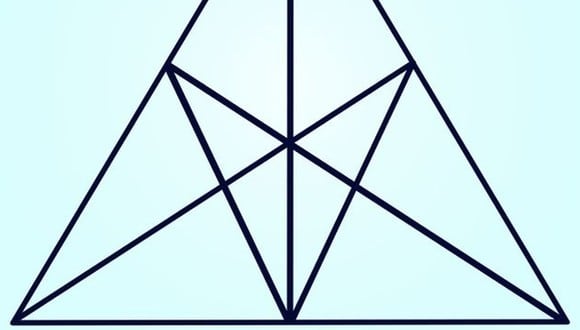 En esta imagen hay varios triángulos. Tienes que indicar la cantidad exacta. (Foto: genial.guru)