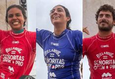 ¡Nuestra bandera en alto! Perú se coronó en tres categorías del Billabong Señoritas Open Pro