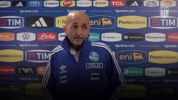 Luciano Spaletti, previo al duelo ante Macedonia. (Video: Twitter)