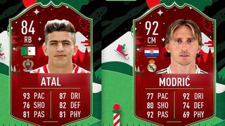 FIFA 20: Youcef Atal y Luca Modric son las nuevas cartas navideñas por FUTmas