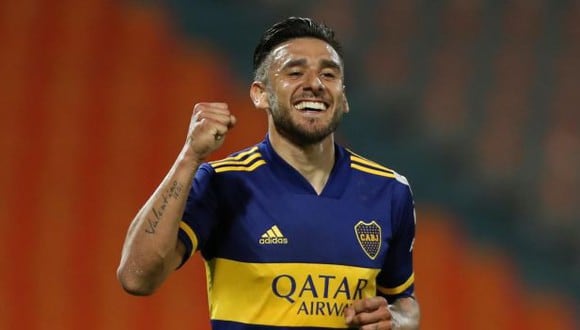 Eduardo 'Toto' Salvio ganó cuatro títulos en Boca Juniors. Foto: AFP.