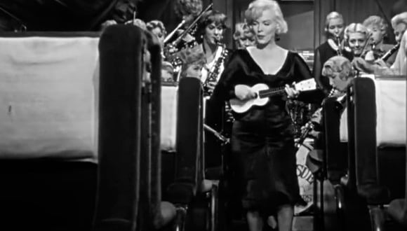 En la película Marilyn Monroe interpreta a una cantante. (Foto: Captura/YouTube-MGM)