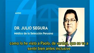 Selección peruana: médico augura pronta recuperación de Paolo Guerrero
