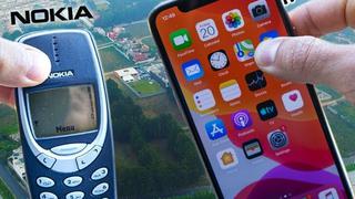 ¿Qué ocurre si dejas caer viejo Nokia y el iPhone 11 de 300 metros de altura?