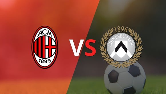 ¡Ya se juega la etapa complementaria! Milan vence Udinese por 1-0
