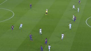 Tiene magia en los pies: el magistral pase de Messi a Jordi Alba para el 3-0 del Barcelona