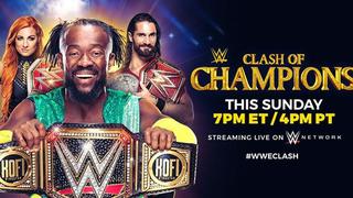 WWE Clash of Champions 2019: fecha, horarios y canales del evento donde todos los títulos estarán en juego