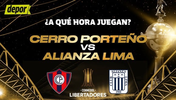 Alianza Lima y Cerro Porteño juegan por la Copa Libertadores 2024. (Diseño: Depor)