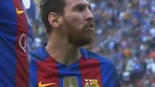 Lionel Messi insultó a hinchas del Valencia tras botellazo a Neymar