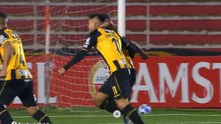 Antes del minuto: el gol de Triverio para el 1-0 de The Strongest vs. U. Católica de Ecuador