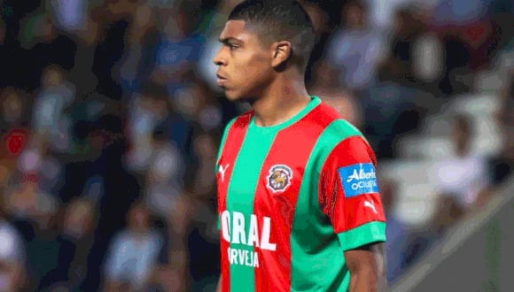 Percy Liza disputó 11 partidos y marcó un gol con Marítimo en Portugal. (Foto: Difusión)