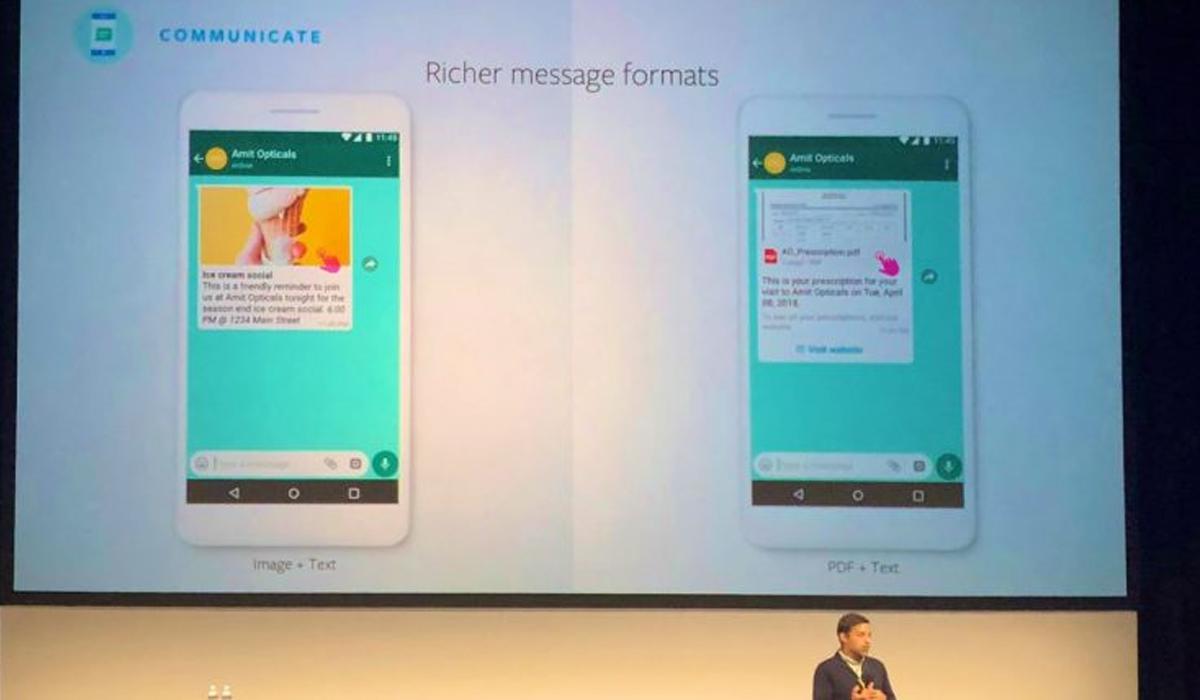 Así es como se verá la publicidad de WhatsApp en un futuro. (Foto: WhatsApp)