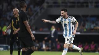 Video y resumen: Argentina goleó 7-0 a Curazao por amistoso internacional 