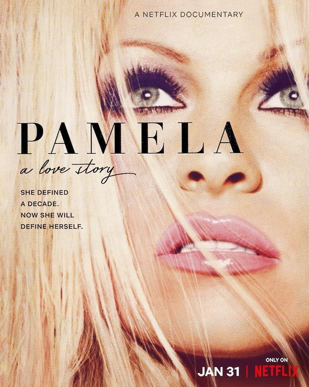 Poster oficial del documental “Pamela Anderson: Una Historia de Amor” (Foto: Pamela Anderson/ Instagram)