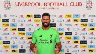 El portero más caro de la historia: Liverpool hizo oficial fichaje del brasileño Alisson