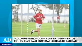 Paolo Guerrero retoma los entrenamientos con el Inter de Porto Alegre