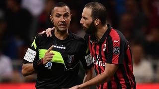 Será para la próxima: Higuaín anotó gol para el AC Milan contra la Roma pero el VAR lo anuló [VIDEO]