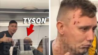 Perdió la cabeza: Mike Tyson se volvió loco y agarró a golpes a un hombre en pleno avión [VIDEO]