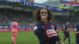 Sin respeto por el ex: Cucurella le marcó un gran gol al Barcelona y celebró con todo en Ipurúa [VIDEO]