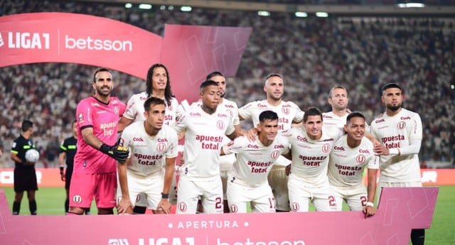 La alineación de Universitario para enfrentar a Alianza Lima (Foto: Liga 1)