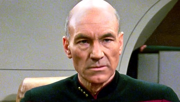 Patrick Stewart como Jean-Luc Picard en “Star Trek” (Foto: Paramount)