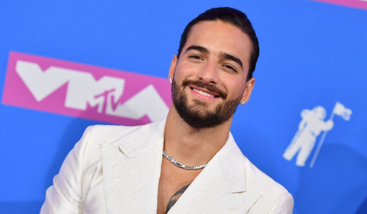 El cantante colombiano Maluma asiste a los MTV Video Music Awards 2018 en el Radio City Music Hall el 20 de agosto de 2018 en la Ciudad de Nueva York (Foto: Angela Weiss / AFP)