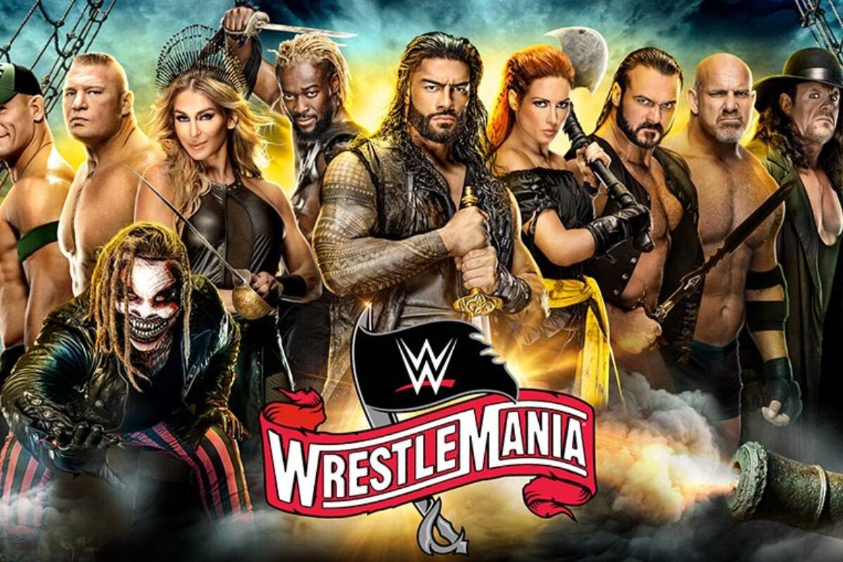 WrestleMania 36 cuenta hasta el momento con ocho peleas. (Foto: WWE / Twitter @sunbabe08)