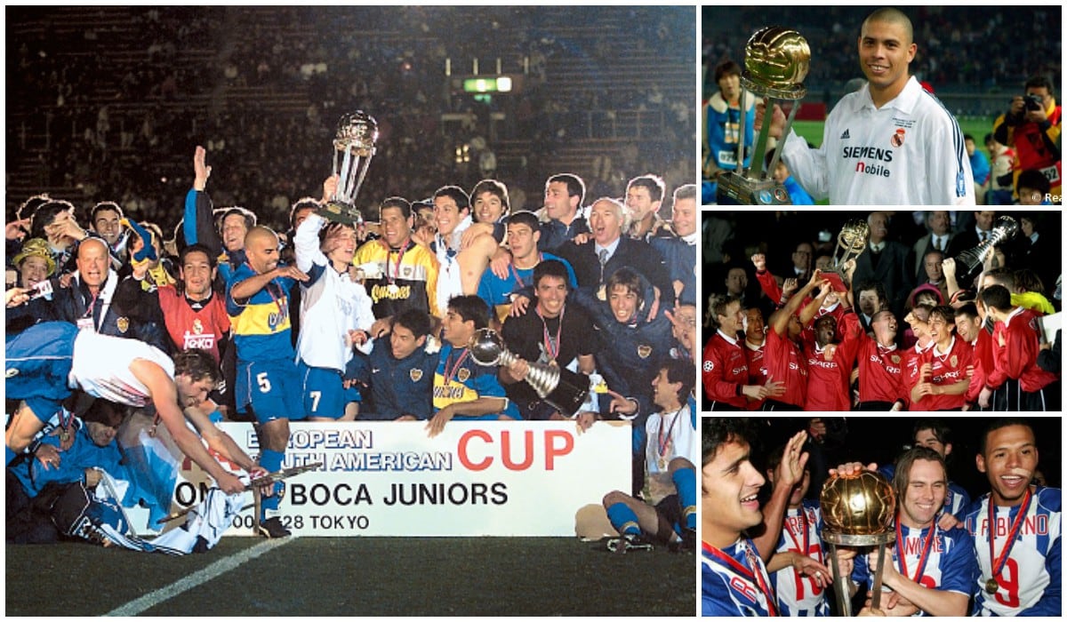 Los últimos campeones de la Copa Intercontinental. (Fotos de agencias)