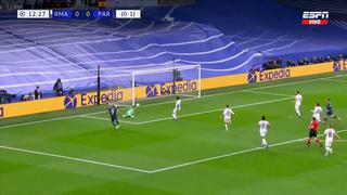 Ya lo ‘ganan’ los ‘blancos’: brutal atajada de Courtois a Mbappé en Real Madrid vs PSG