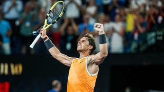 ¡'Ruge' con fuerza! Rafael Nadal venció a Stefanos Tsitsipas y avanzó a la final del Australian Open 2019