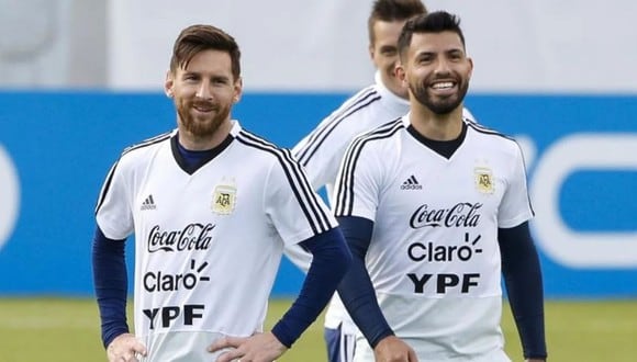 Leo Messi y Sergio Agüero se conocieron en las divisiones menores de la selección argentina. (Foto: EFE)