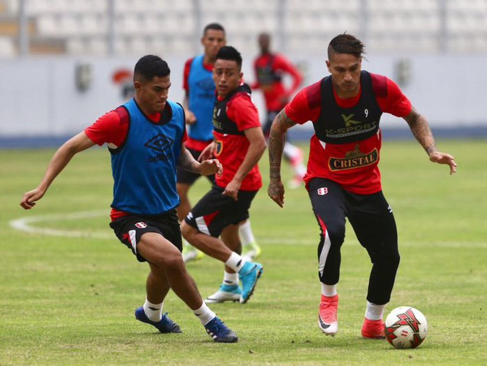 Selección Peruana entrenó en el Estadio Nacional y quedó lista para viajar a Trujillo. (Prensa FPF)