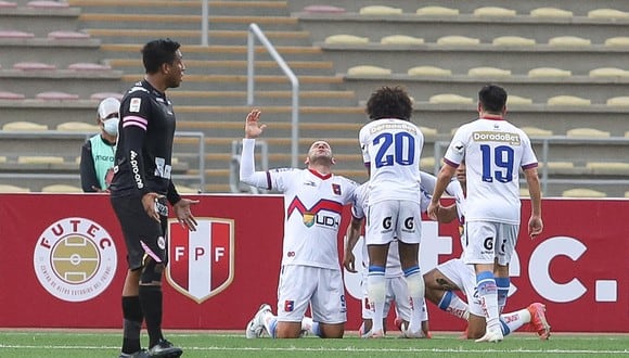 Carlos Neumann marcó el 2-0 para Alianza Universidad. (Foto: Liga 1)