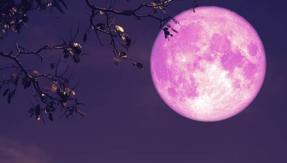 La Luna rosa es uno de los eventos astrológicos que se verá en abril. (Foto: Pixabay)