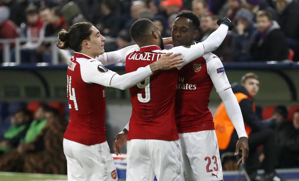 Arsenal empató 2-2 con CSKA Moscú y clasificó a semifinales de Europa League (Foto: Agencias).