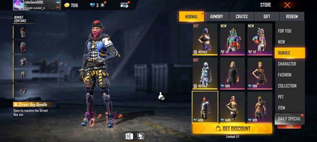 Best Free Fire Outfits