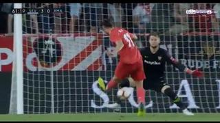 Le cerraron el arco:Gareth Bale y el mano a mano que desperdició ante Sevilla [VIDEO]