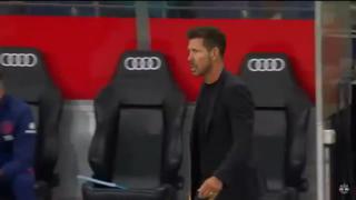 Padre orgulloso: la reacción de Simeone tras el primer gol de su hijo Giuliano con el Atlético [VIDEO]
