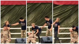 Sin piedad: Paige VanZant sometió a soldado y lo dejó inconsciente en demostración [VIDEO]