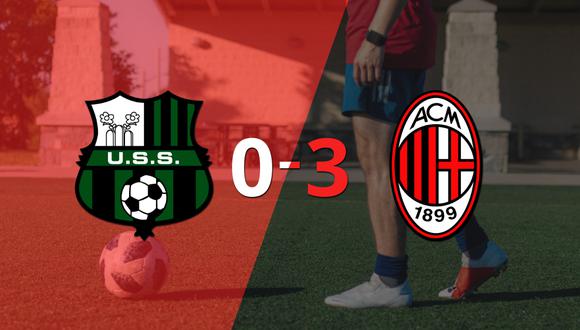 Con doblete de Olivier Giroud, Milan liquidó 3-0 a Sassuolo