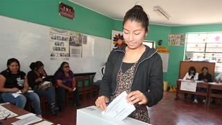 Debut electoral: jóvenes que cumplen 18 años el 26 de enero deberán votar en elecciones congresales
