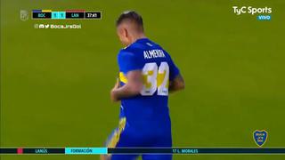Una rápida remontada: Weigandt y Almendra anotaron para el 2-1 de Boca Juniors vs. Lanús [VIDEOS]