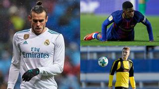 El 'Cristal Club' con Bale y Dembélé: los jugadores que más se han lesionado en las últimas temporadas