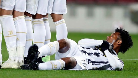 Juan Guillemo Cuadrado fue titular en el empate 1-1 de Juventus vs. Inter de Milán. (Foto: EFE)