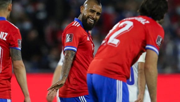 Chile venció 2-0 a Paraguay en la vuelta de Arturo Vidal, por la quinta fecha de las Eliminatorias. (Foto: AFP).
