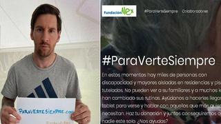 #ParaVerteSiempre: Messi es imagen de campaña de comunicación para personas con COVID-19